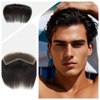 LSMFH1-1 Full Korean Lace Frontal Hairpiece for men