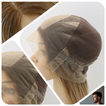 LCMAW67 Custom Men Silk Top Full Lacen Wig