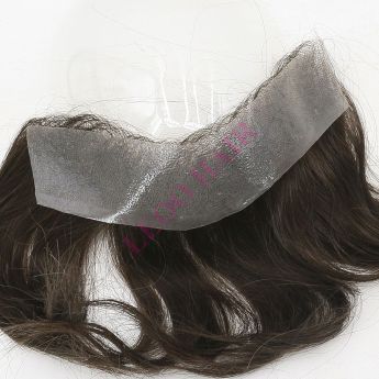 LCMFH2 Custom Frontal Hairpiece Full PU Vloop for Men