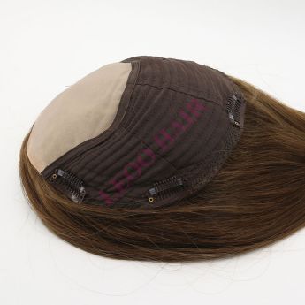 LCMT103 Custom Men Toupee Silk Base with Side and Back Wefts