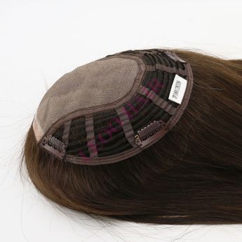 LCMT104 Custom men toupee Front and Top Mono with Wefts