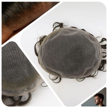 LCMT115 Custom 0.11 Welded Lace Base Toupee