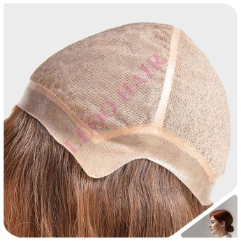 LCWAW18 Custom Women Wig Silk Base with PU Around