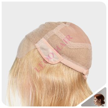 LCWAW30 Custom Women Full Swiss Lace + Head Crown Silk Wig