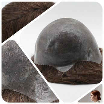 LCWAW3 Custom Full PU Knottd Base Women Wig 