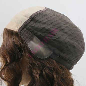 LCWAW6 Alopecia Wig Custom Silk Base Top with Wefts Sides&Back for Women