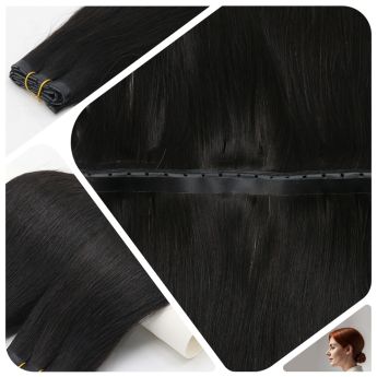 LCWE39 PU Perforated Folded with Holes in Middle - One Side PU, One Side Genius Weft