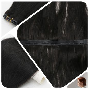 LCWE41 PU Perforated Folded with Holes in Middle - One Side Injection, One Side Genius Weft