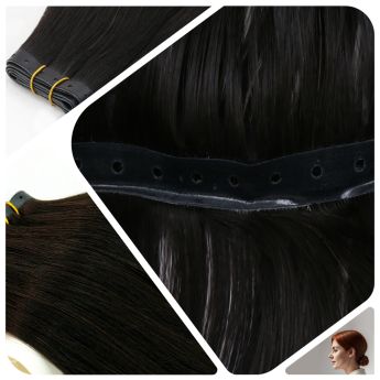 LCWE43 PU Perforated Folded with Holes on the PU side – One Side PU, One Side Genius Weft