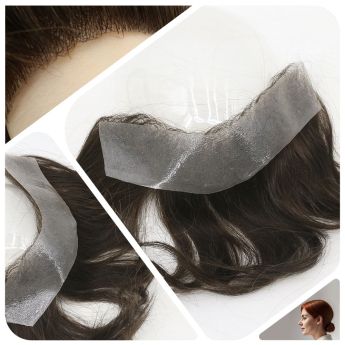 LCWFH2 Custom Frontal Hairpiece Full PU Vloop for Women