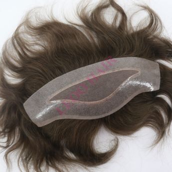 LCWFH4 Custom Frontal Hairpiece Mono Lace with NPU Around for Women