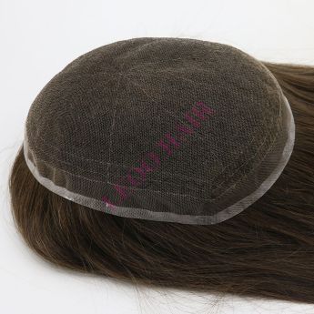 LCWT1 Custom Women Topper Full Swiss Lace Hair Systems