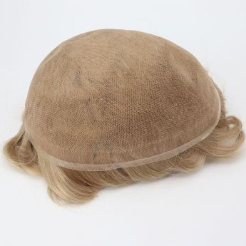 LSMT1-3 Full Swiss Lace Toupee- 130% Density