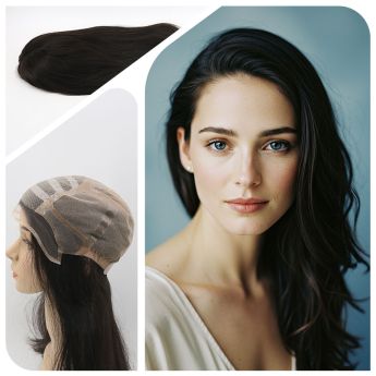 LSWAW66-1 18inch Front Swiss Lace, Elastic Net with Silicone PU Strips